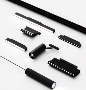 High quality LED adjustable cob grille spot LED adjustable spotlight magnetic rail lighting system